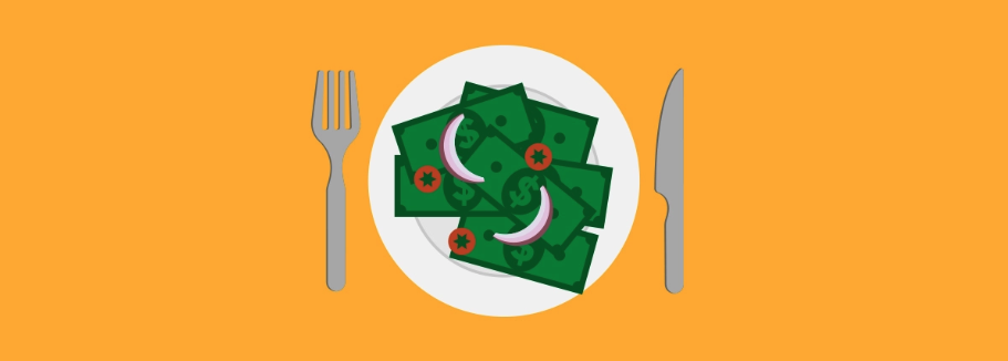 预算prévisionnel给我们的餐厅