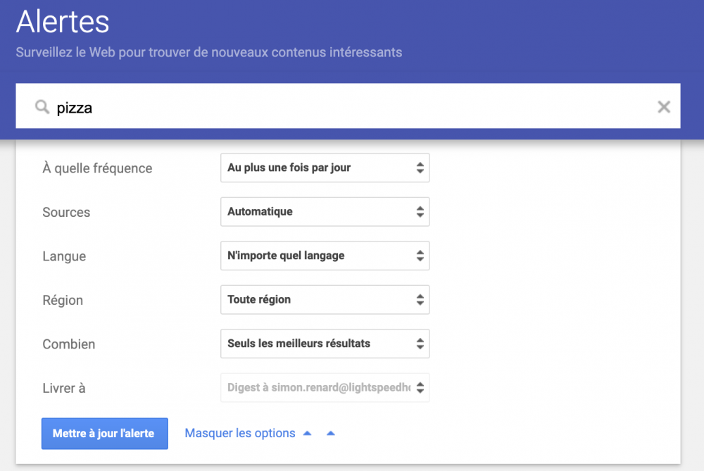 否则谷歌警报器