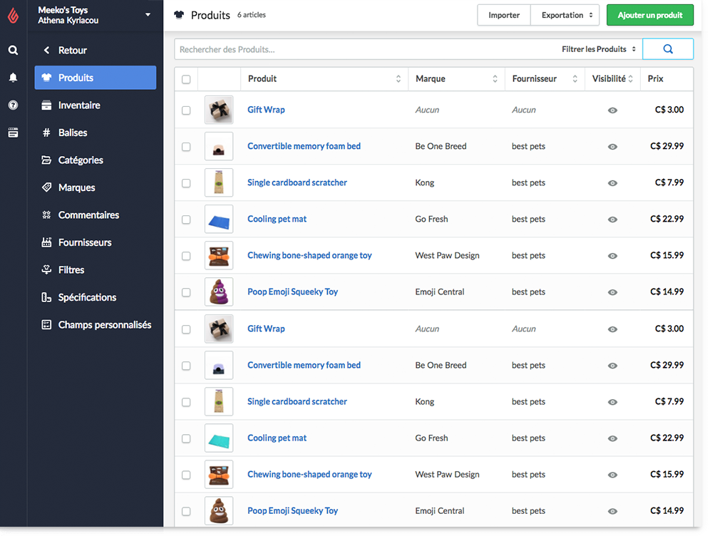 产品Lightspeed eCom页面