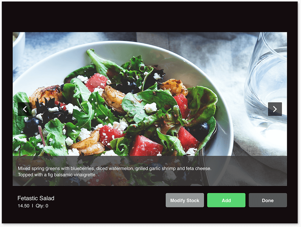 服务移动Avec Lightspeed Restaurant Sur iPad