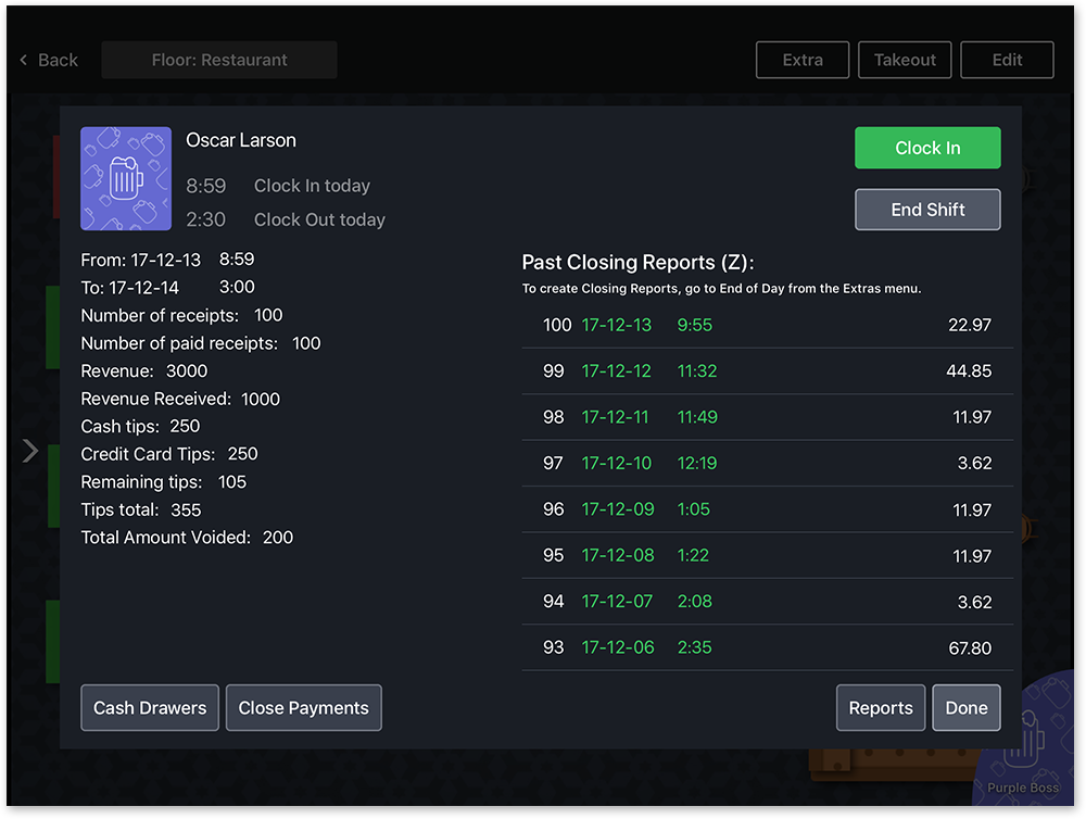Rapports Presployss Lightspeed餐厅