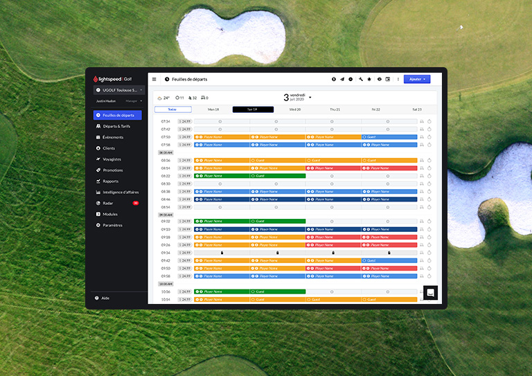 Un système parfait pour la gestion的高尔夫球场privés