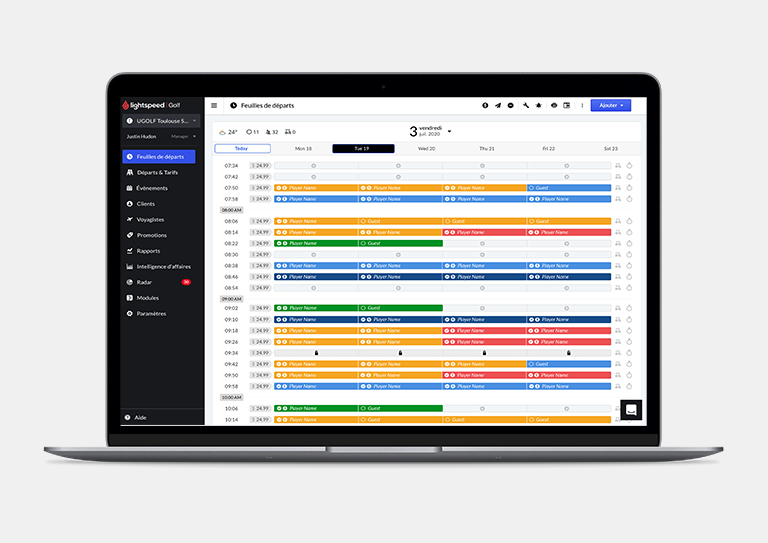La Feuille dedépartlapluspuissant de l'Industrie du Golf
